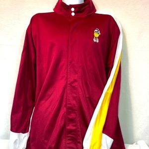 Gus Macker Shirts And Skins Basketball Warm Up Jacket Men’s Size L Rare Vintage